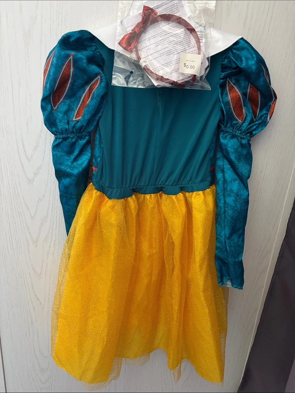 Princess Snow White Light Up 3T/4T Halloween Costume Disney Dress Toddler Girls